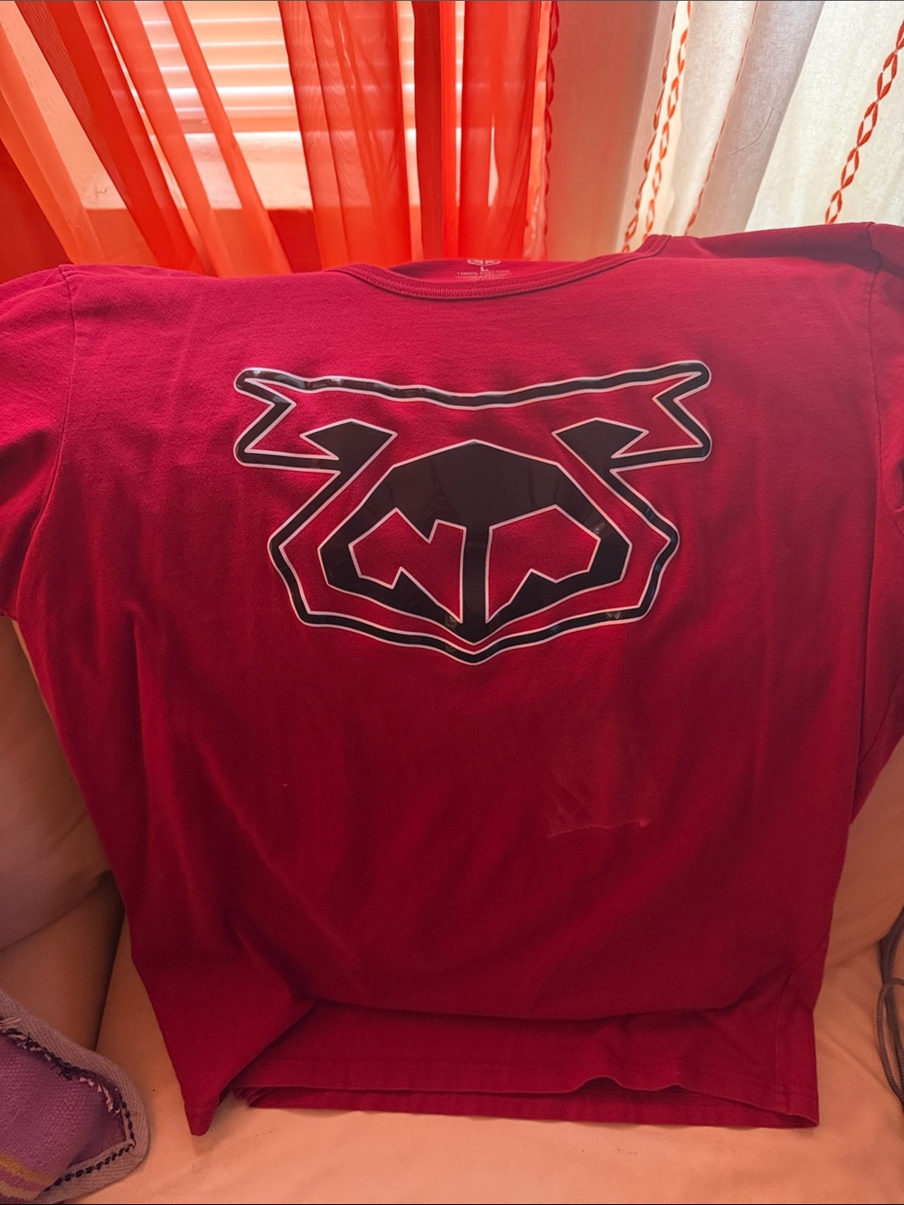Nasty Pig Red Graphic Logo T-Shirt